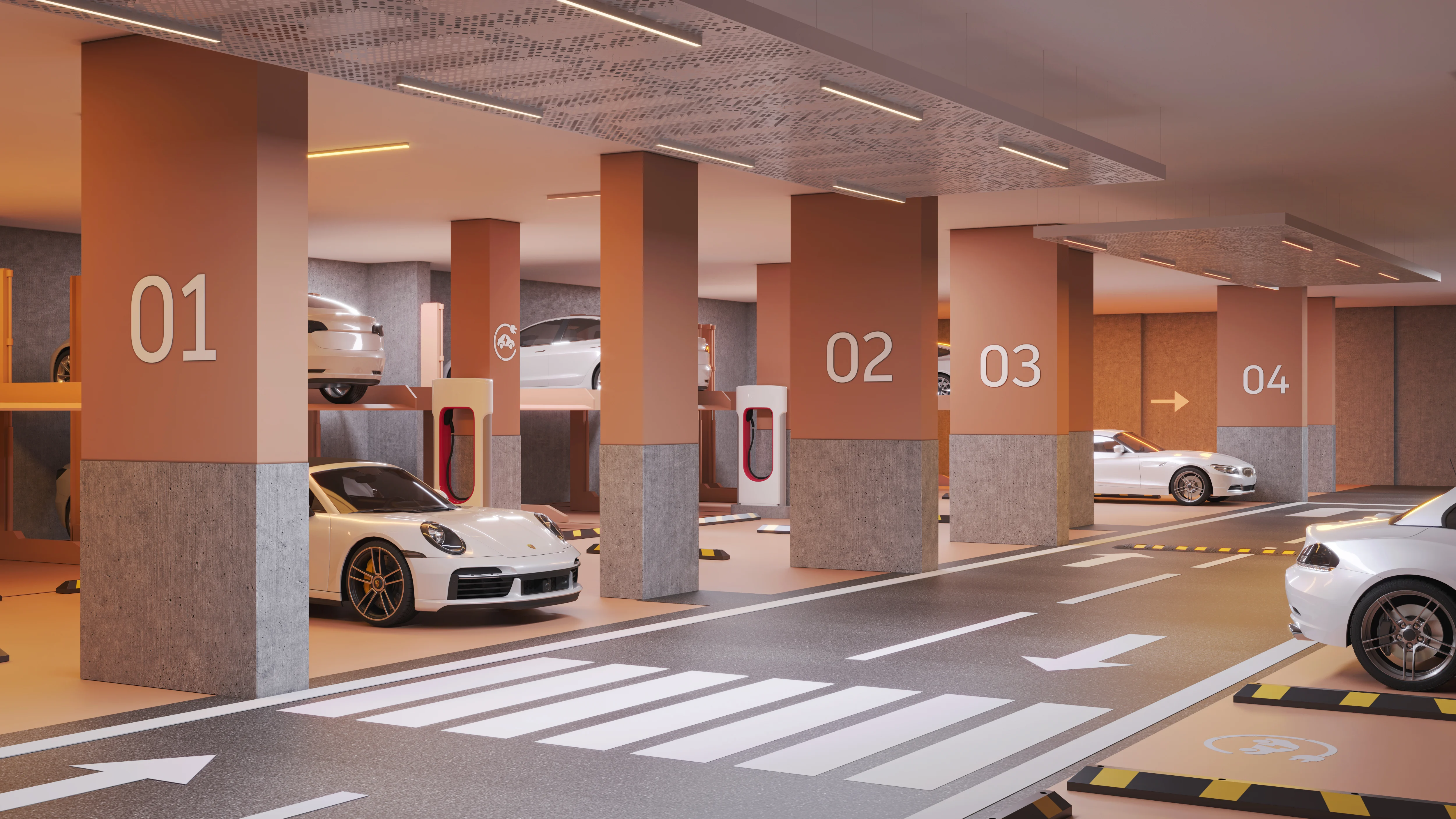 Basement parking